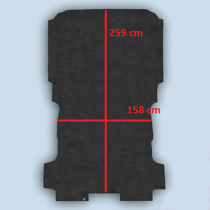 dimensions plancher Peugeot Expert