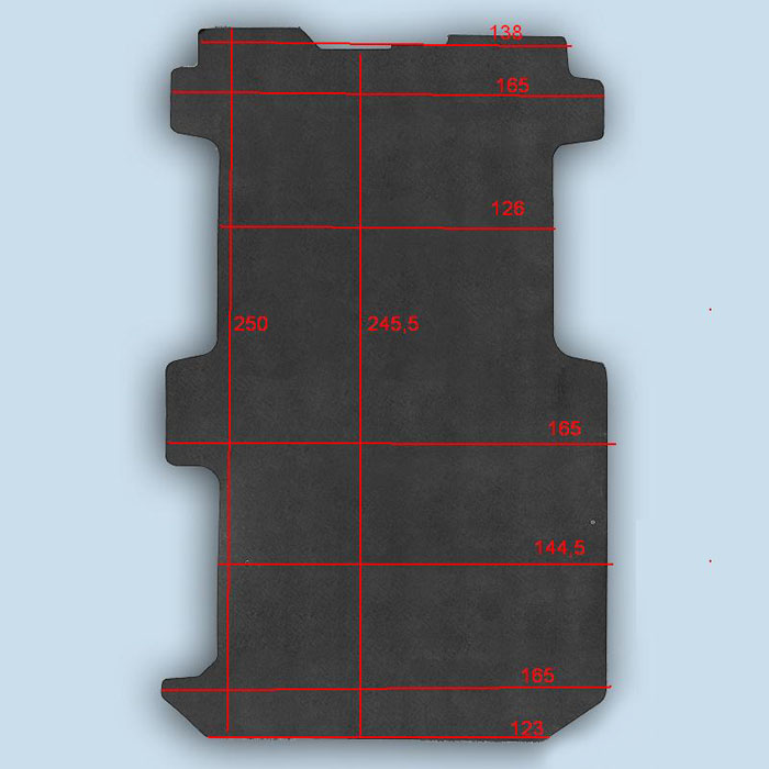 dimensions plancher renault trafic 3 court